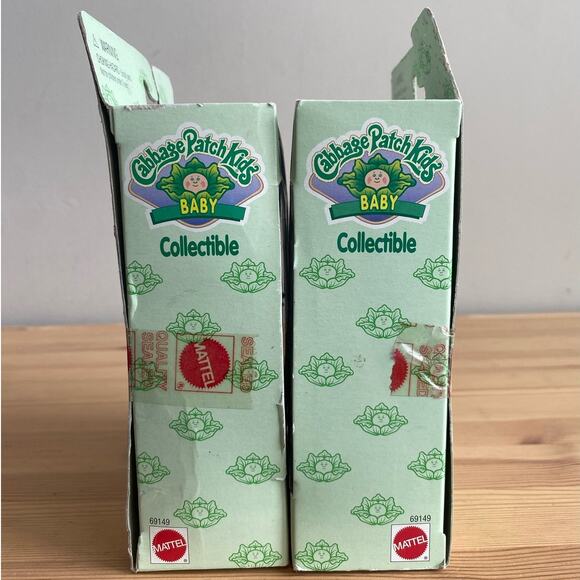 1995 NIB Cabbage Patch Baby Mini Dolls Collectible Janny Rae and Kacy Maude - Picture 4 of 8